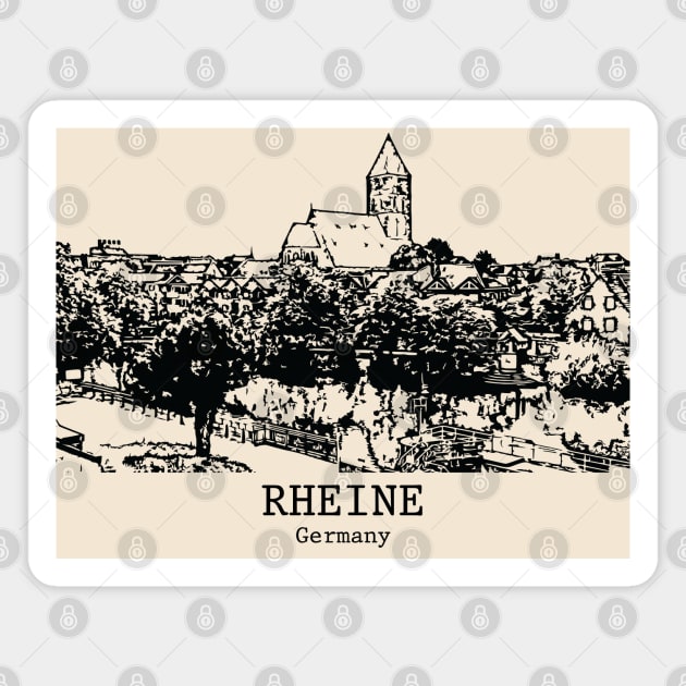 Rheine - Germany Magnet by Lakeric